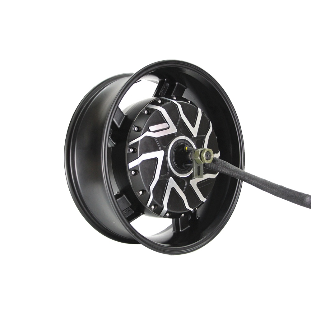 12000W 17X6.0 inç 12KW 70H V4 - 12000W Electric Motorcycle Hub Motor incelemesi ve fiyatı