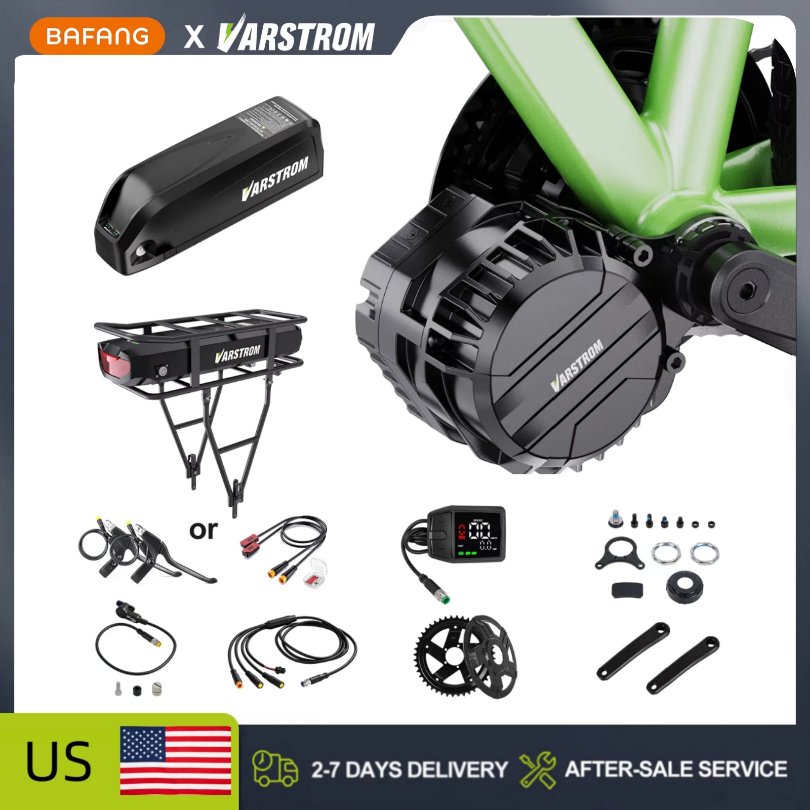 Varstrom 750W 48V Orta Motor K - Side Hung Mid Drive Motor Kit incelemesi ve fiyatı